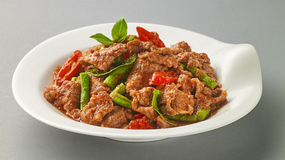 สูตรผัดพริกแกงหมูชิ้น